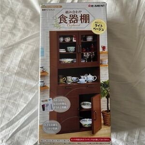 Re-ment Cupboard  (Not include tableware) Kitchen Cupboard